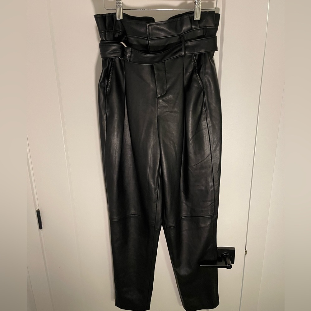 Size 26 BlankNYC Faux Leather pants with suede lining